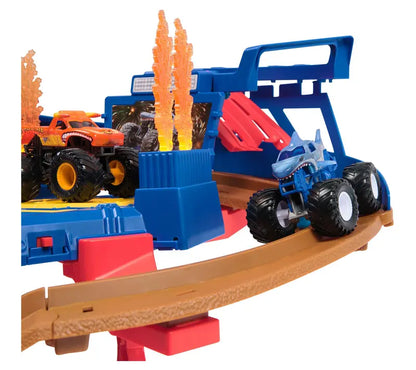 Monster Jam Trucks Racing Playset