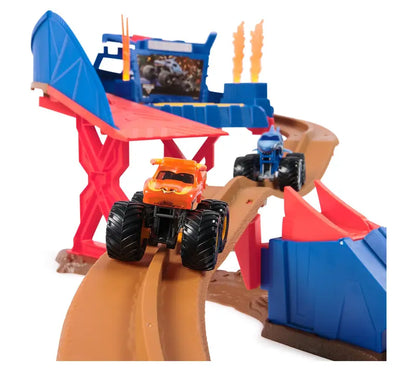 Monster Jam Trucks Racing Playset