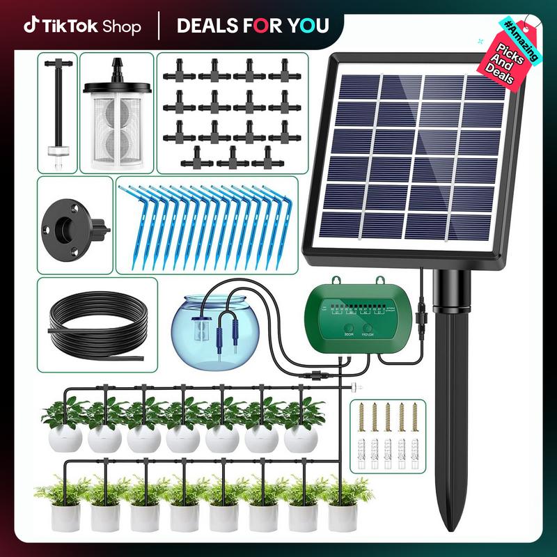 AnseTo Solar Automatic Watering System for Garden