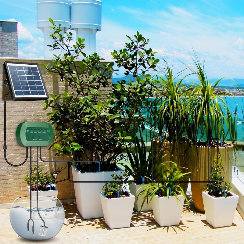 AnseTo Solar Automatic Watering System for Garden