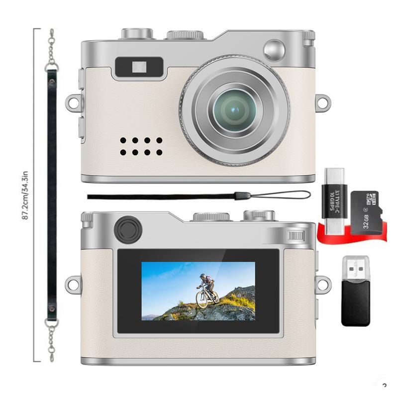 HOTU Mini Leather Keychain Digital Camera 1080P