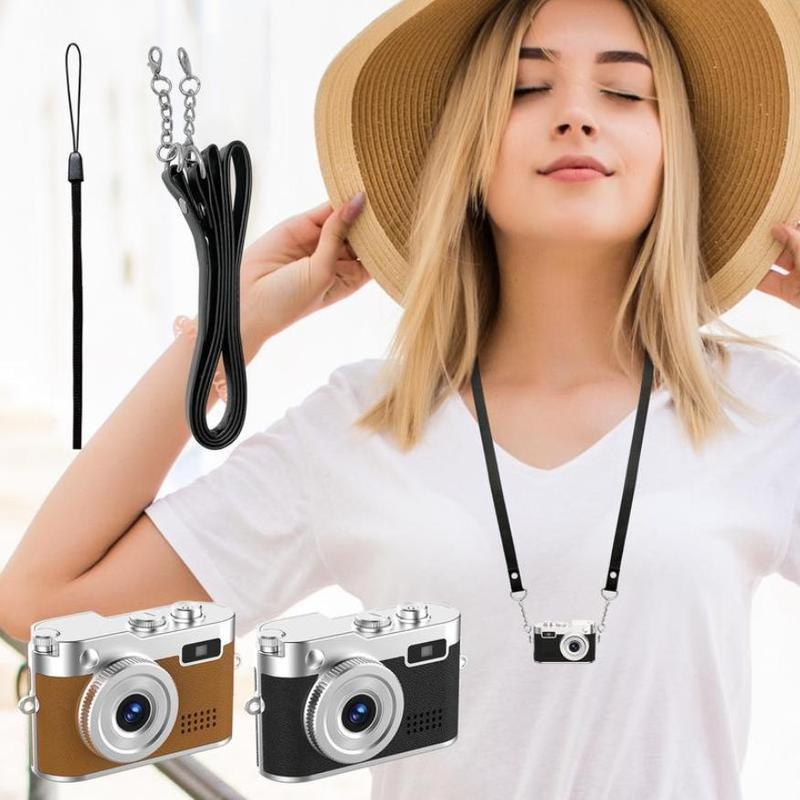 HOTU Mini Leather Keychain Digital Camera 1080P