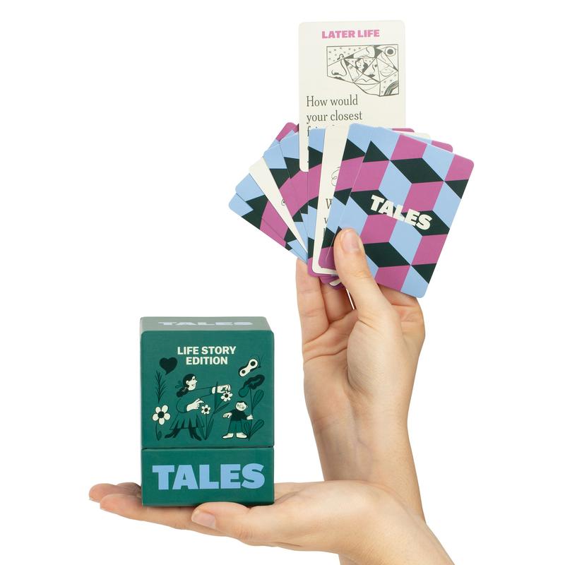 TALES 150-Card Life Story Game for Meaningful Talks