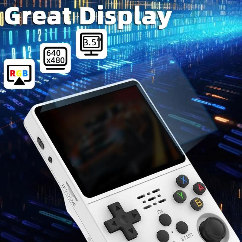 R36S Linux Retro Gaming Console with 3000mAh Battery