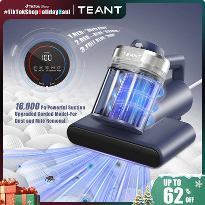 Teant Bed Vacuum with Hot Air & UV Sterilization