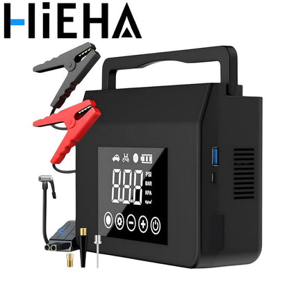 Hieha 4000A Portable Car Jump Starter with Air Compressor