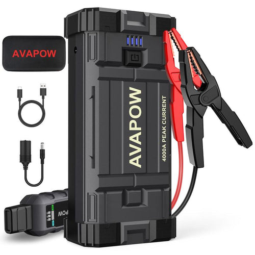 AVAPOW 12V Jump Starter for Gas & Diesel Engines