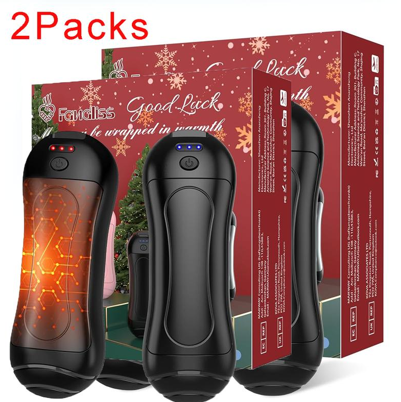 FANDLISS Rechargeable Hand Warmers 6000mAh – 2 Pack