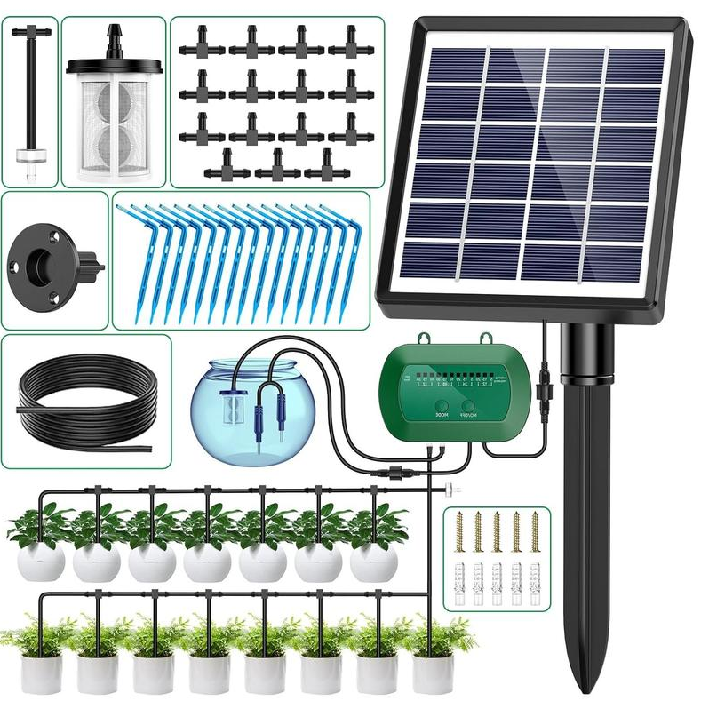 AnseTo Solar Automatic Watering System for Garden