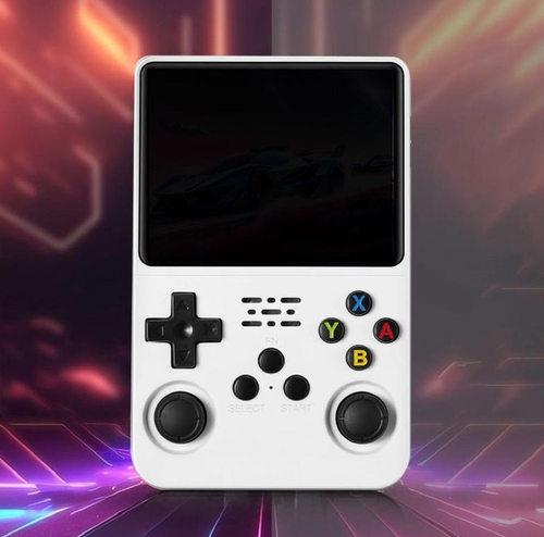 R36S Linux Retro Gaming Console with 3000mAh Battery